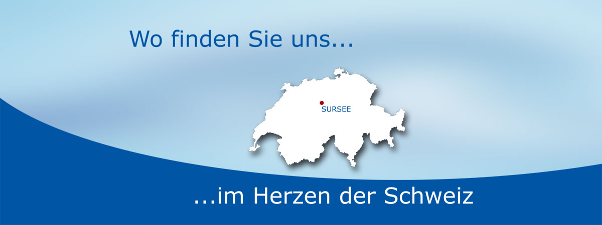 Wo finden Sie uns? Im Herzen der Schweiz.