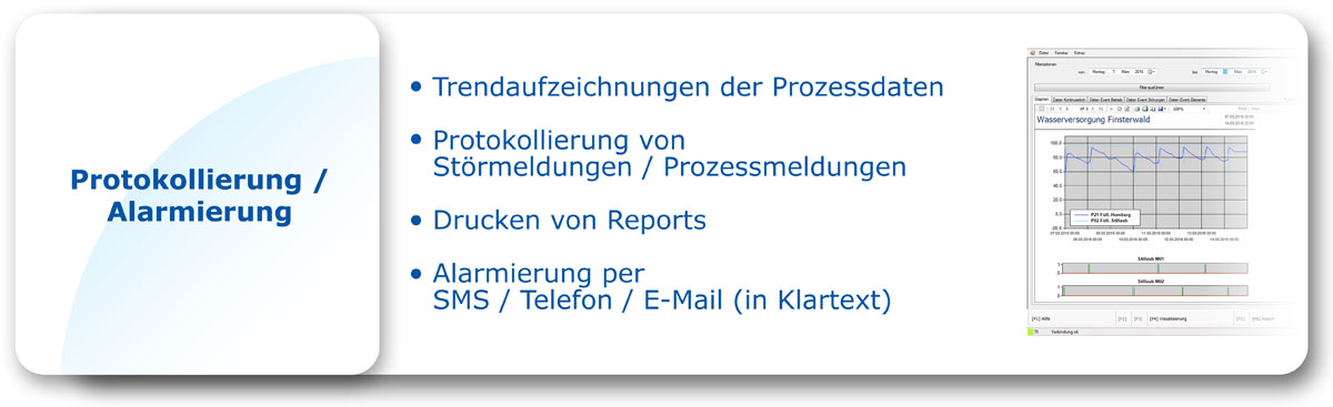 Protokollierung / Alarmierung